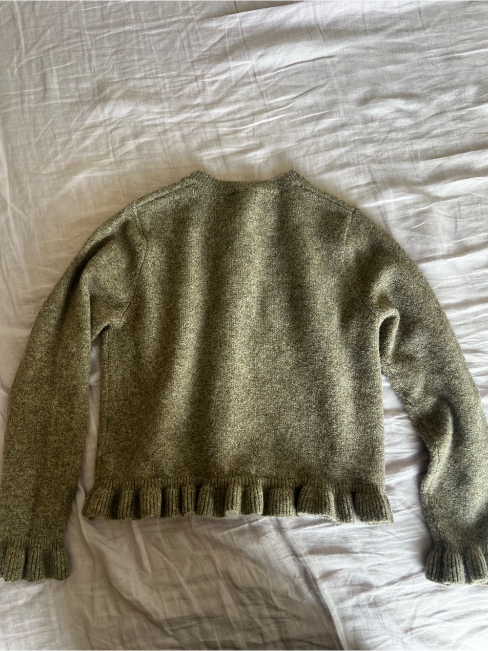 Zara Taupe Knit Cardigan - Picture 8 of 9